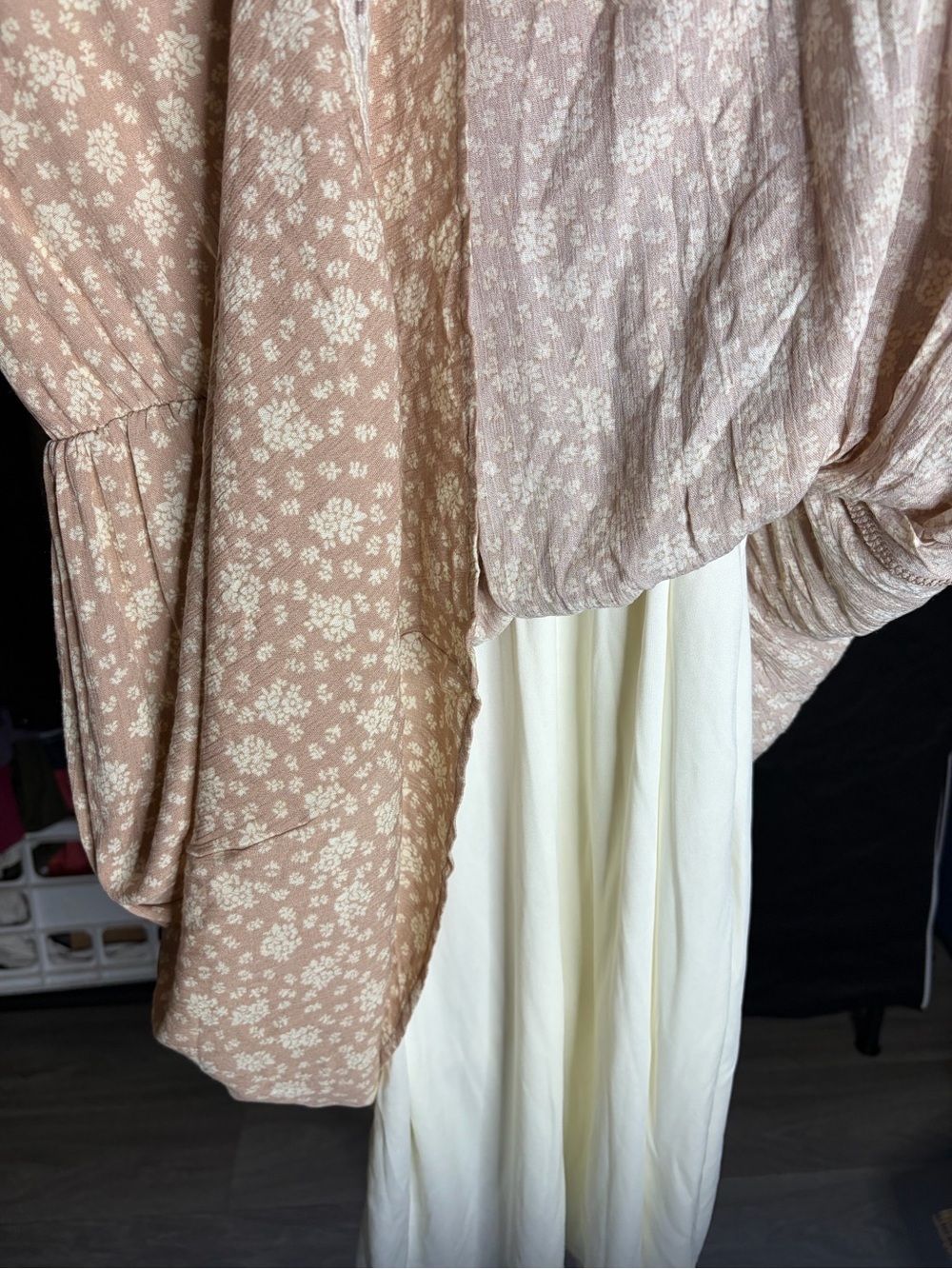 Chris & Carol Floral Print Lace Trim Fit & Flare Dress - Anthropologie - Picture 7 of 7